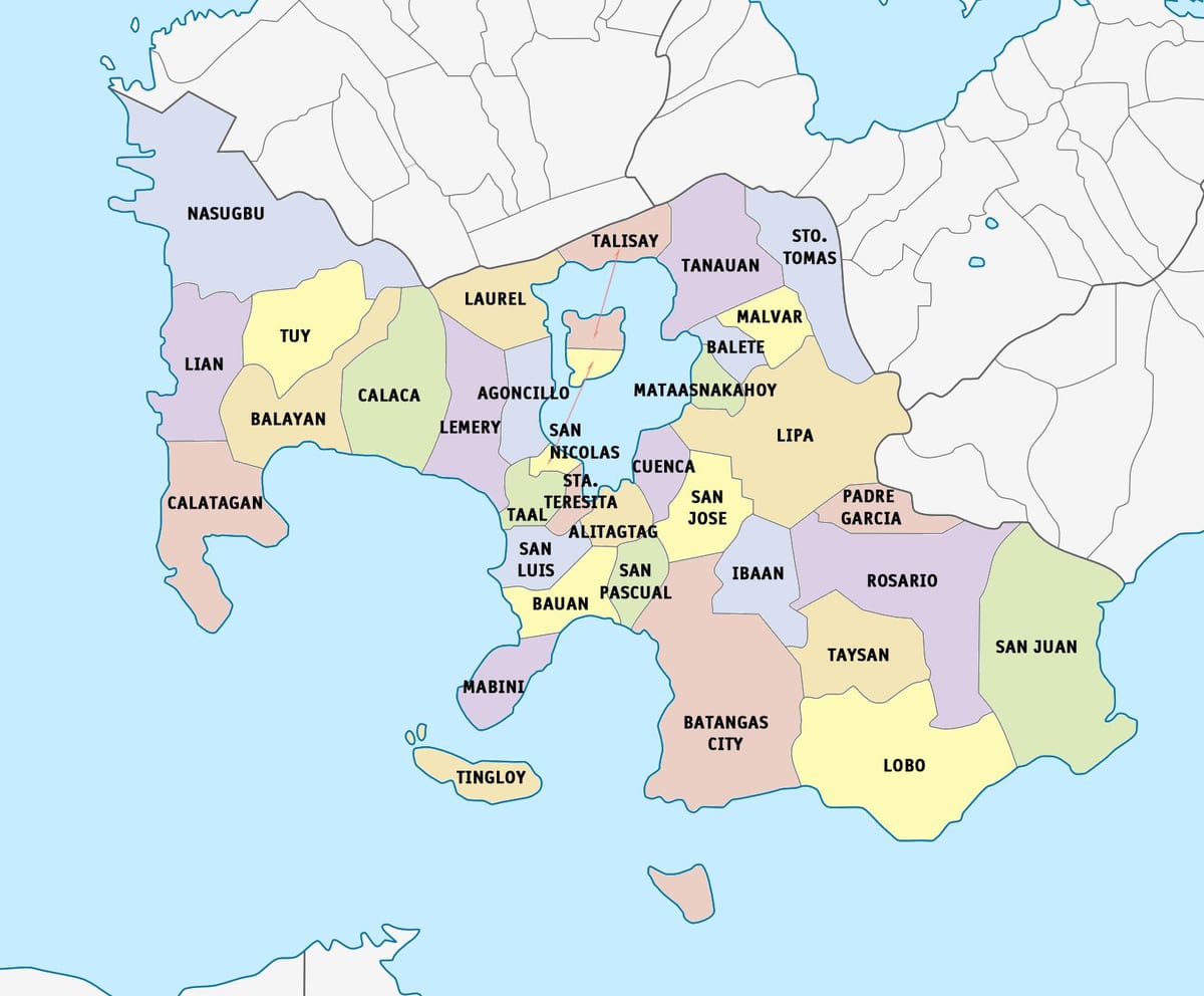 Térkép Lima batangas