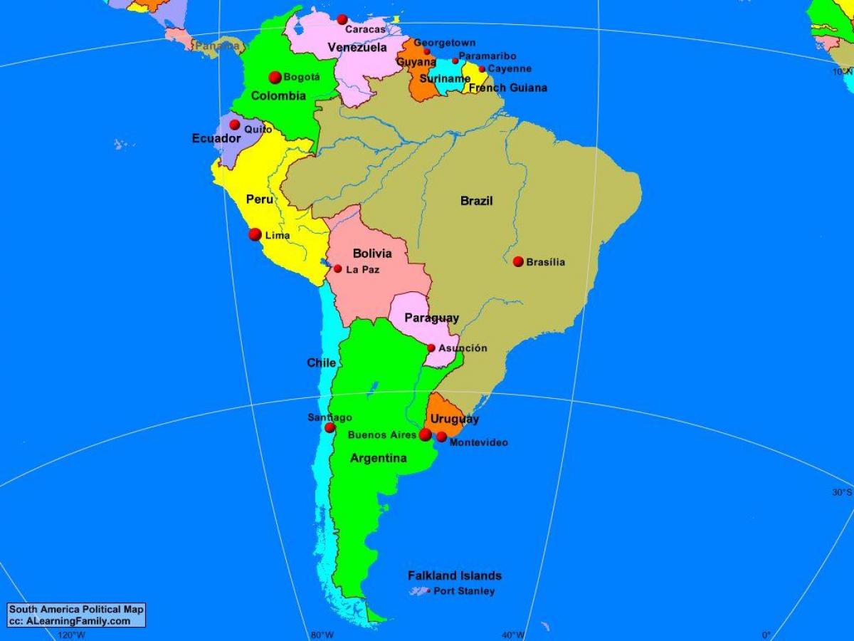 Térkép Lima dél-amerika