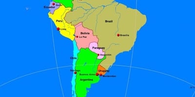Térkép Lima dél-amerika