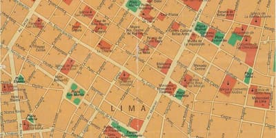 Lima peru utca térkép