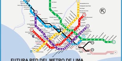 Térkép metropolitano Lima