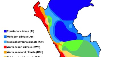 Térkép peru éghajlata